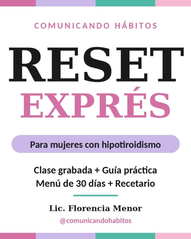 Guía digital Reset Express sobre salud tiroidea para principiantes